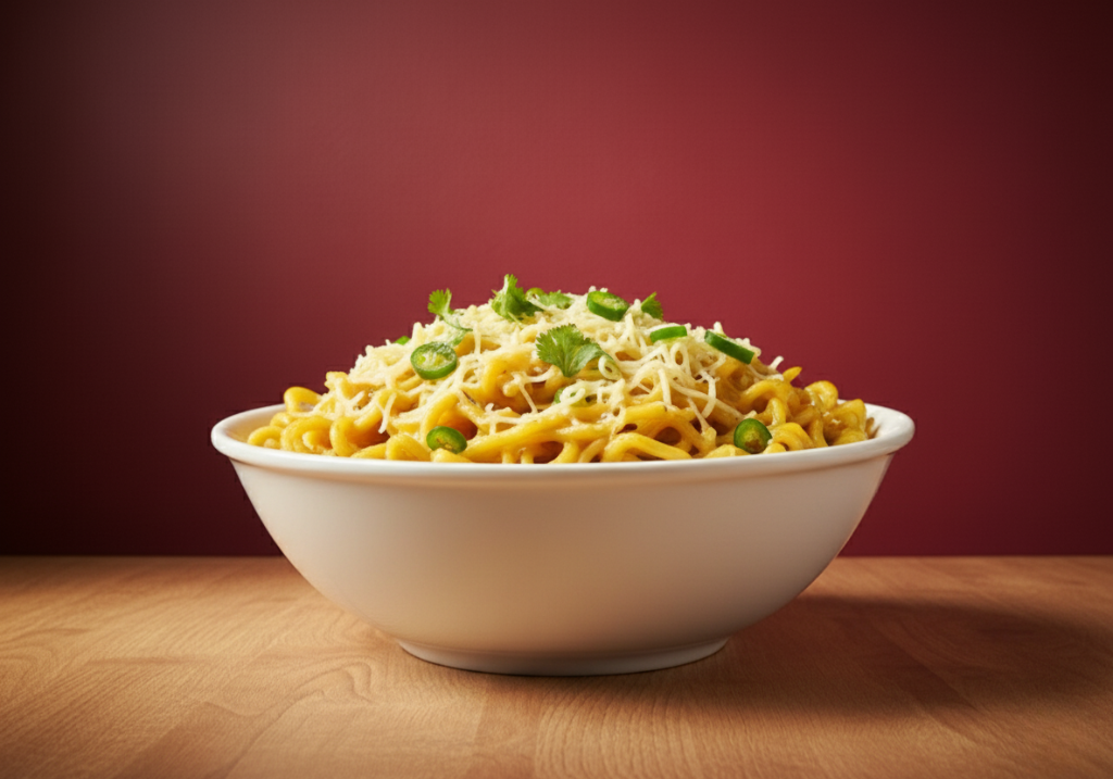Cheesy Masala Maggi