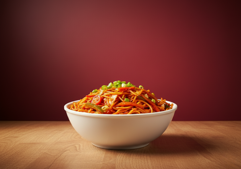 Schezwan Veg Noodles