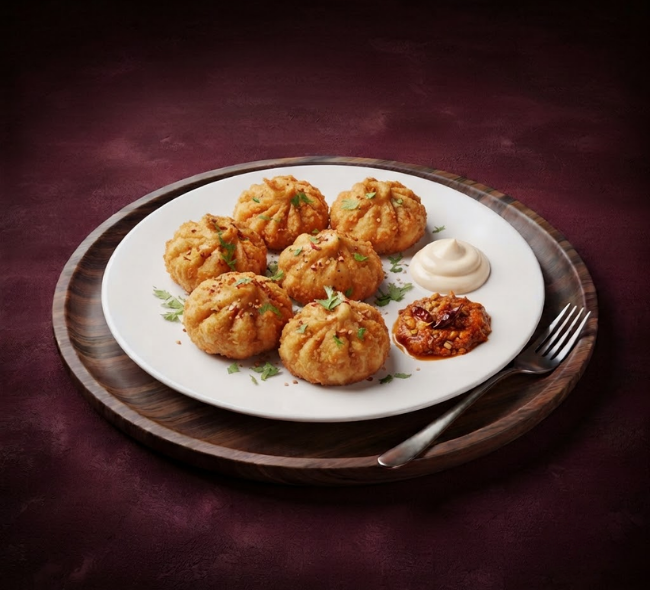 Crispy Fried Paneer Momos